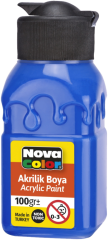 Novacolor  barva akrylová 100g modrá NC-2012