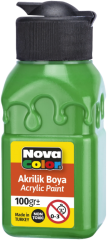 barva akrylová 100g zelená NC-2013