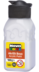 Novacolor  barva akrylová 100g bílá NC-2014