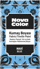 Novacolor  barva na textil prášková modrá světlá 12g NC-902