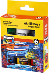 barvy akrylové NC-2006  6ks 17ml
