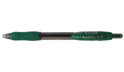 kuličkové pero Any ball 1,0 mm zelené