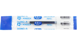 náplň Q - knock 0,5 mm modrá - Quick Dry Ink