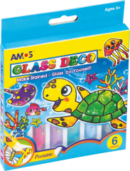 barvy na sklo Amos 10,5ml  6ks 170-1044