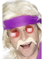 Smiffys Knír retro blond
