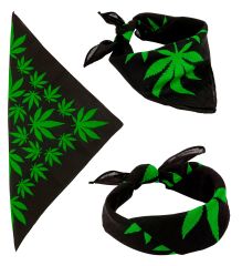 Widmann Šátek s potiskem marihuana