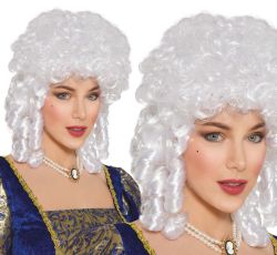 Fiestas Guirca Bílá dámská paruka Marie Antoinette