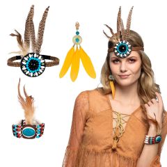 Boland Set Hippie delight (čelenka, náušnice a náramek)
