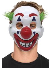 Smiffys  Smiffys Maska klaun s vlásky PVC