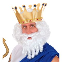 Widmann Bílá paruka a vousy Zeus