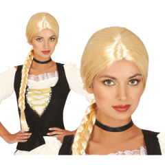 Fiestas Guirca Blond paruka s copem (v krabičce)
