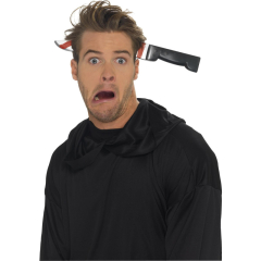 Smiffys Čelenka nůž skrz hlavu