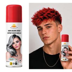 Fiestas Guirca Červený sprej na vlasy 125 ml