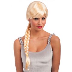 Carnival Toys Dámská blond paruka s copem