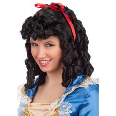 Carnival Toys Dámská historická paruka černá