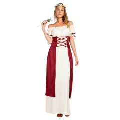 Boland Dámský středověký kostým Brunhilda (XL)