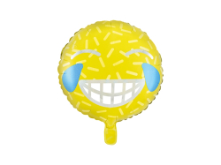 PARTYDECO Foliový balónek Emotikon smích