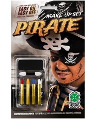Carnival Toys Make-up pirát 4 tužky a černý základ