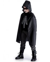 Carnival Toys Ďětský plášť s kapucí černý
