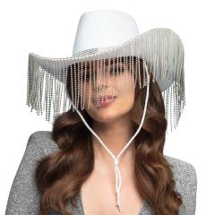 Boland Klobouk Showgirl bílý