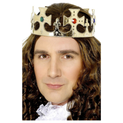 Koruna král s kamínky