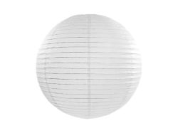 PARTYDECO Bílý lampion 25 cm