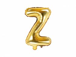 PartyDeco Foliové písmeno Z zlaté 35 cm