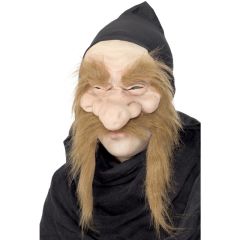 Smiffys  Smiffys Latexová maska trpaslík hnědý