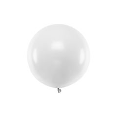 PARTYDECO Latexový balónek čistě bíly 60 cm