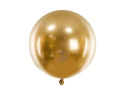 PARTYDECO Latexový balónek zlatý lesklý 60 cm
