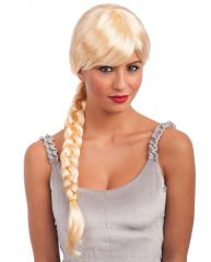 Carnival Toys Dámská blond paruka s copem