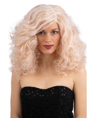 Carnival Toys Blond vlnitá paruka dámská s melírem