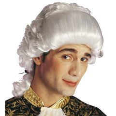 Widmann Paruka historická Casanova bílá