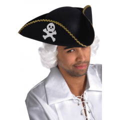Carnival toys Pirátský klobouk se znakem lebka