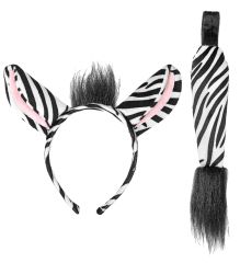 Widmann Set zebra ocásek a čelenka