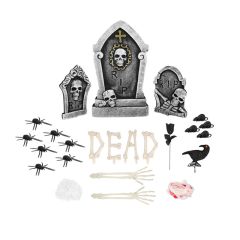 Boland Sada dekorací na Halloween s náhrobkem