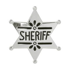 Boland Šerifská hvězda kovová s nápisem Sheriff