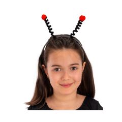 Carnival toys Tykadla beruška čelenka červená