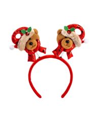 Carnival Toys Vánoční čelenka s medvídky