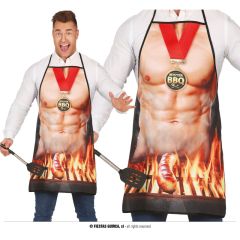 Fiestas Guirca Vtipná kuchařská zástěra klobása na grilu