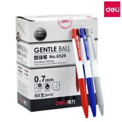 Kuličkové pero 6526/5626 Deli modré 0.7mm balení 60 ks