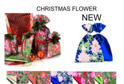 Dárkový sáček Christmas Flower 16x25cm