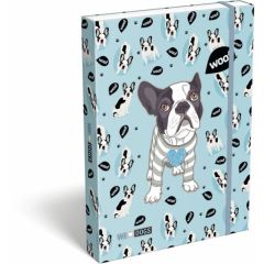 Školní box A4 s gumou We Love Dogs Woof