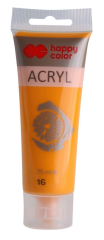 Akrylová barva 75ml, Tmavě oranžová, Happy Color 16