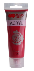 Akrylová barva 75ml, Tmavě Růžová, Happy Color 25