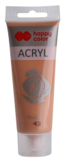 Akrylová barva 75ml, Světle Hnědá, Happy Color 43