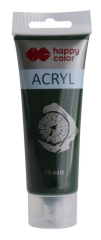 Akrylová barva 75ml, Tmavě Olivová, Happy Color 56