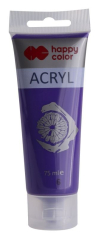 Akrylová barva 75ml, Fialová, Happy Color 6