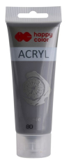 Akrylová barva 75ml, Šedá, Happy Color 80