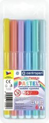 Sada popisovačů Centropen Colour World Pastel 7550/06 pastel